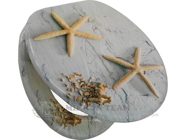 WC tető - MDF - csillag