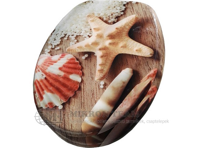 WC tető - MDF - kagyló