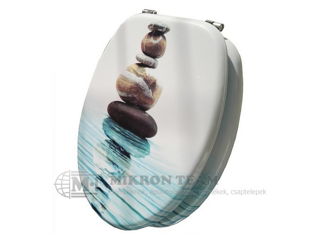 WC tető - MDF - kavicsok