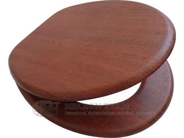WC tető - MDF - mahagóni